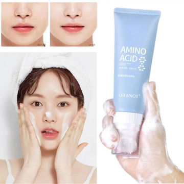 60/120g Amino Acid Face Cleanser Moisturizing Deep Cleansing Brightening Oil Control Shrink Pores Cleansing Mousse Skin Care