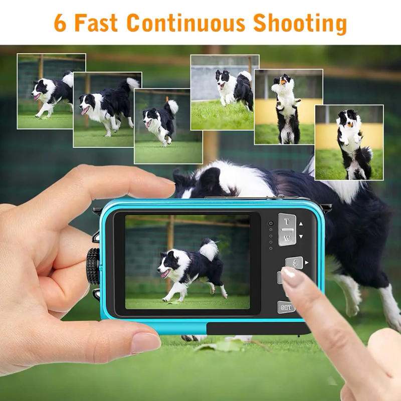 Description Picture 4 of itemWaterproof Camera Shockproof For Swimming Underwater Digital Camera 1080P HD Dual Screen Video Camcorder Sport Digital Camera