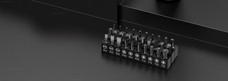 Description Picture 3 of itemXiaomi KOMAX Electrical Screwdriver Set Smart Cordless Electric Screwdrivers USB Rechargeable Handle 30 Bit Sets Tools for Home