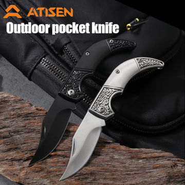 Stainless Steel Folding Knife Fillet Knife fishing boat fishing accessories with PP Handle Easy To Carry Camping Meat Cutting