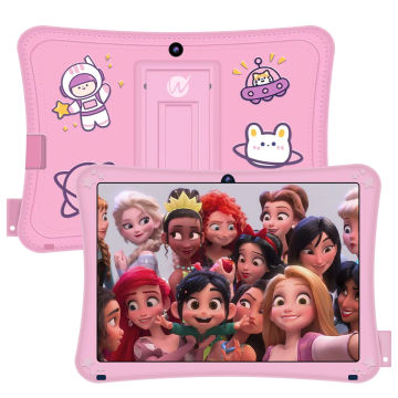 7 Inch Android Kids Tablet 2+32GB WiFi Google Play Toddler Tablet with Parental Control Children Tablet with Kid-Proof Case