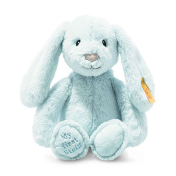 My First Steiff Hoppie Rabbit Blue, 10 Inches, EAN 242335