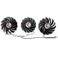 set of three fans