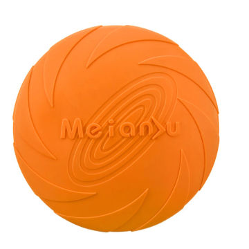 Hot Pet Dog Flying Disk Toy Silicone Material Environmentally Friendly Anti-Chew Dog Puppy Interactive Training Pet Supplies