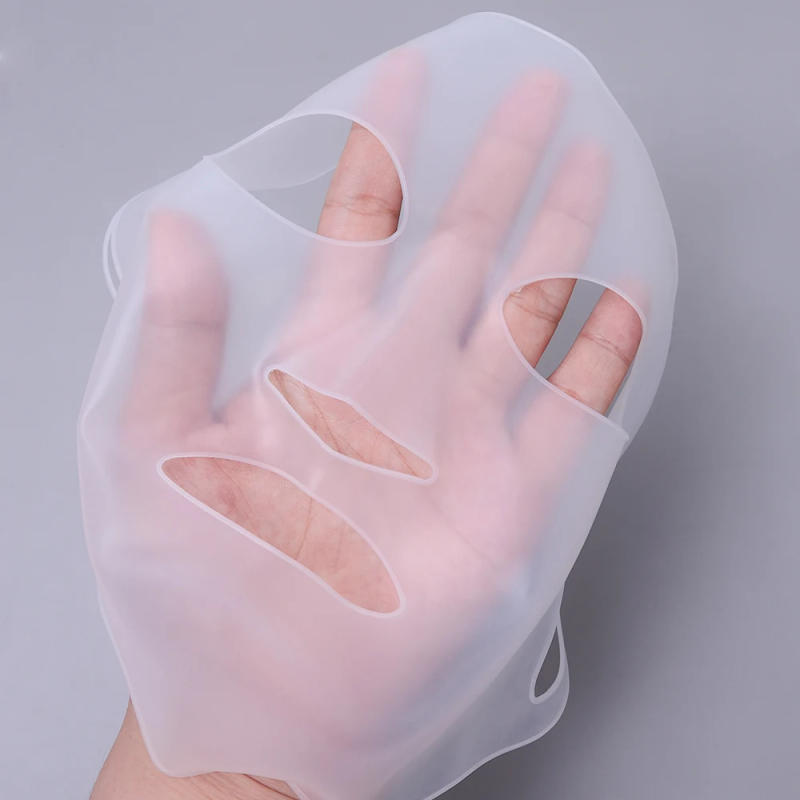 Description Picture 5 of itemReusable Silicone Facial Mask Cover Ear Hanging Anti-aging Moisturizing Face Shield Double Absorption Anti Evaporation Skin Care