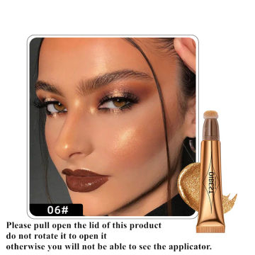 QIBEST Face Makeup Bronzer Liquid Cream Rouge Tint Contouring Make Up Cosmetic Waterproof Highlighter Women Natural Shimmer Pen