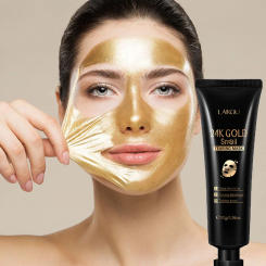 24K Gold Snail Collagen Peel Off Mask Remove Blackhead Shrink Pores Oil-Control Brighten Moisturizing Smooth Skin Care Products