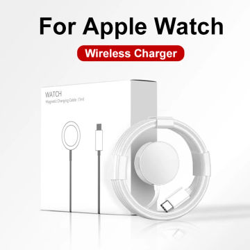 Original For iWatch Fast Charging Series Magnetic Charger For Apple Watch 9 8 7 6 5 SE USB Type C For iWatch Series 8 6 3 5 3 2
