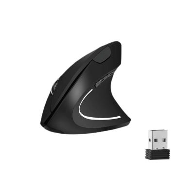 2.4G Vertical Wireless Ergonomic Mouse, Computer Mouse Optical Mouse 800/1200 /1600 DPI 6 Buttons for Laptop Desktop PC MacBook