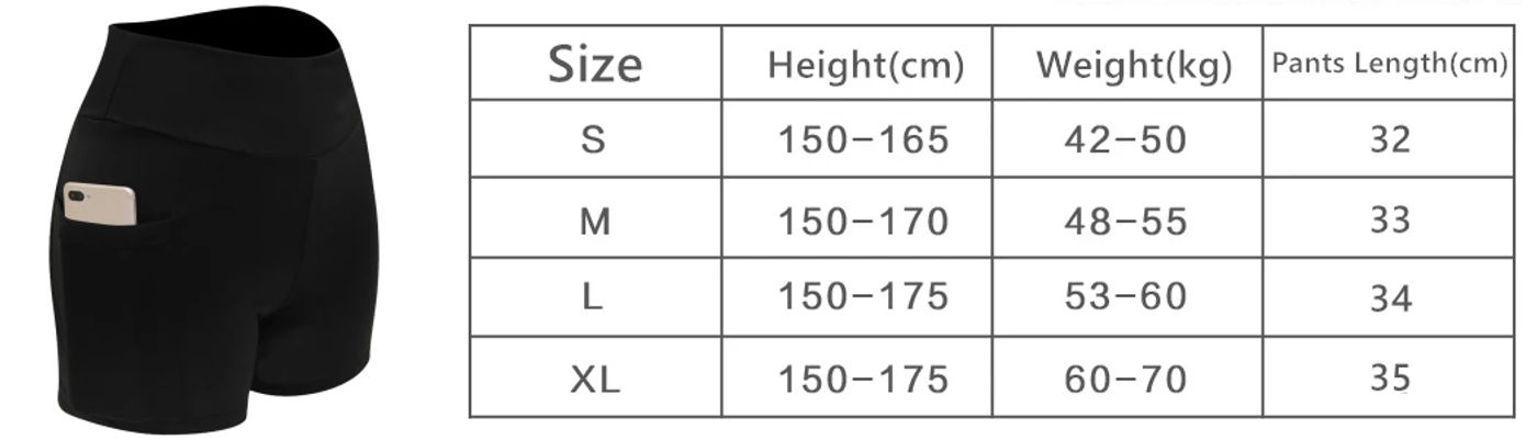 Description Picture 3 of item2022 Women's Yoga Pants Gym Pants Sports Running Shorts Quick Dry Leggings Cycling Push-Ups Safety Panties with Side Pockets
