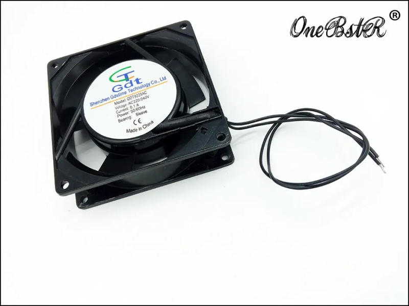 Description Picture 5 of item9225 Fan 220V-240V AC 0.1A 2500RPM 9cm Sleeve Bearing 50/60Hz Metal Frame+PBT Furnace Freezer Chassis Cooling Fans Free Shipping
