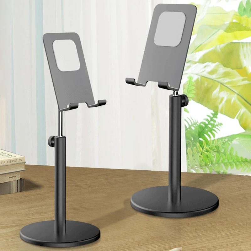 Description Picture 3 of itemAdjustable Height Aluminum Tablet Stand Phone Holder Display Desktop 4-12.9 Inch Cell Mobile For Ipad Pro Iphone 14 Xiaomi Pad