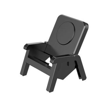 Portable Mini Chair Wireless Charger Stand For iPhone 15 14 13 12 11Pro Max X XR Samsung S21 S20 S10 Fast Charging Station Desk