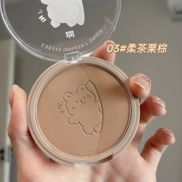 Xixi Contouring Matte Highlight Make Up Face Body Sculptor Shading Bronzer Contour Powder Palette Shadows Cosmetics Cute Makeup