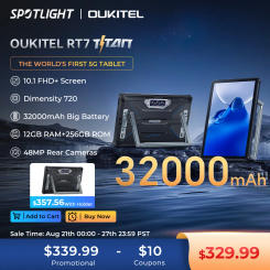 Oukitel RT7 TITAN 5G Rugged Tablet 10.1