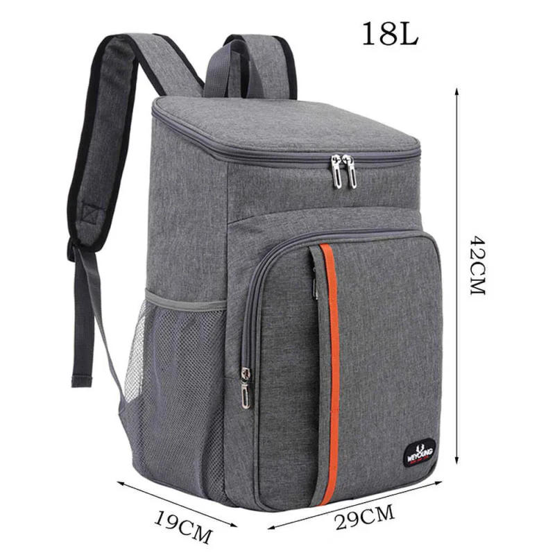 Description Picture 2 of item18L Camping Cooler Backpack Coolers Insulated Leak Proof Travel Cooler Bag Waterproof Lunch Picnic Beach Work Trip Thermal Bag