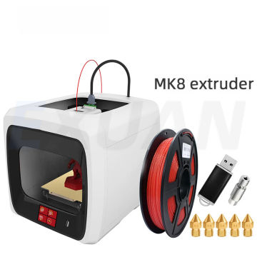 3D Printer Full Kit DIY PEI Hotbed Desktop Printing FDM Extruder Printing PLA Printer With Touch Screen Small Printing Machine