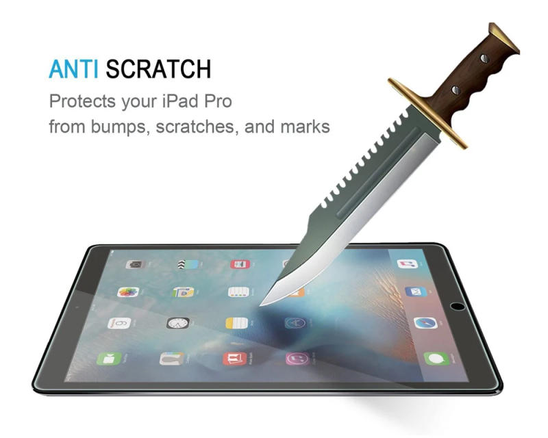 Description Picture 4 of item2PCS Screen Protector For iPad 9.7'' 2017 2018 5th 6th A1822 A1823 A1893 A1954 Protective Film Anti Scratch Clear Tempered Glass