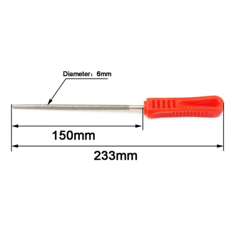 Description Picture 6 of itemWide Application Diamond Files 6inch 238mm 246mm 252mm 45 Steel Diamond Coating Flat/Half Round/Round/Triangle