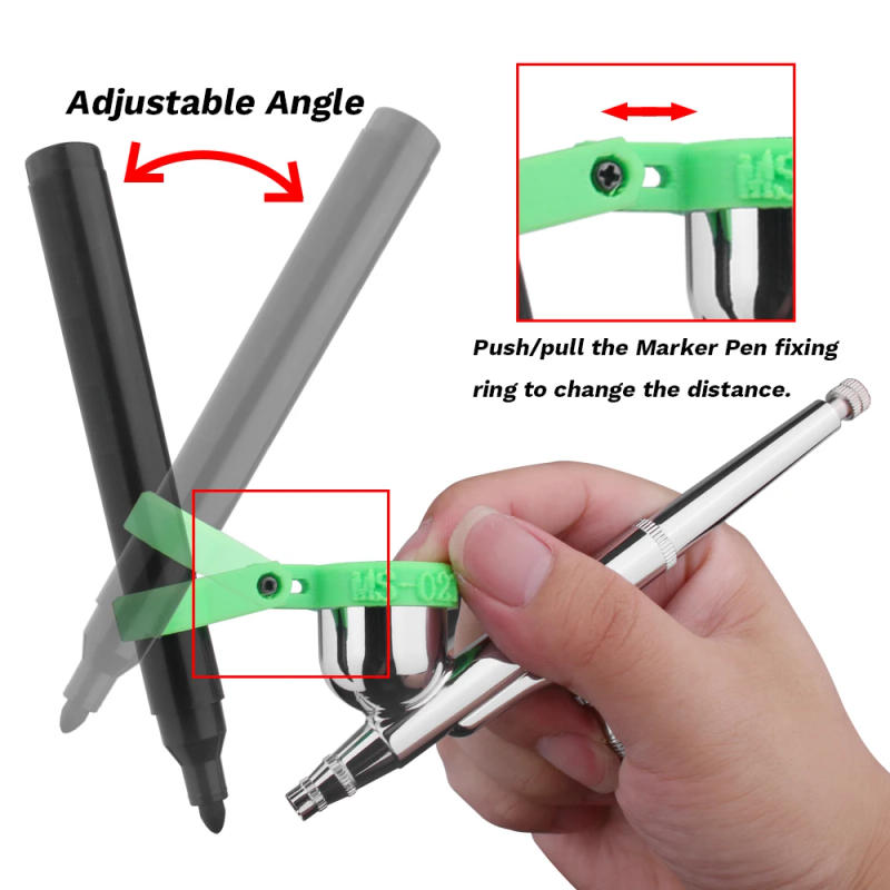 Description Picture 3 of itemAirbrush Marker Pen Transformation Convertor Modeling Lightweight r Gundam Device Model Building Hobby Tinting Tools Accessory