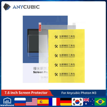 ANYCUBIC 3D Printer Parts 1pcs/5pcs 7.6 inch Screen Protector For Photon M3 UV Resin 3d Printer 3D Printer Accessories