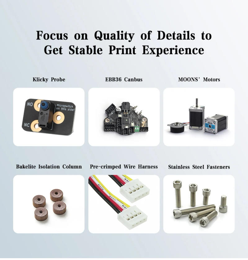 Description Picture 3 of item2023 New Voron Micron+ 180mm High Cost Performance Best Quality CoreXY 3D Printer Kit