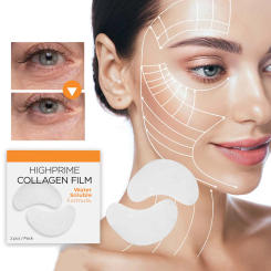 1pair Collagen Water Soluble Eye Mask Anti Aging Wrinkles Remove Dark Circles Nourish Mask Korean Moisturizing Eye Film