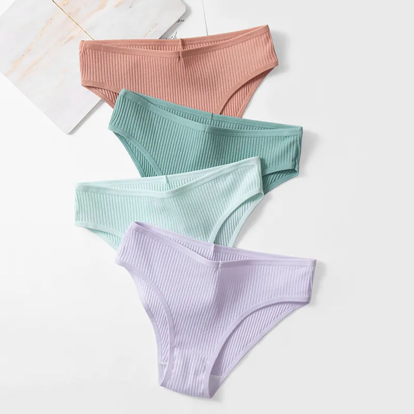 Description Picture 5 of itemBZEL 10PCS/Set Women's Panties Sexy Breathable Underwear Comfortable Lingerie Cotton Striped Briefs Fashion Cozy Underpants Sale