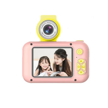 Kid Camera 2.4in IPS Screen Digital Camera 180°Flip Len Student Children Gift for 4 5 6 7 8 9 10 11 Year Old Girl Boy