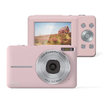 Digital Camera Rechargeable Digital Cameras with 16x Zoom Compact Camera FHD 1080P 44MP Cameras for Beginner Photography