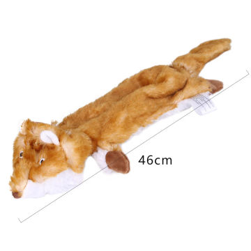 Cute Animal Shape Pets Dog Chew Squeaky Toys Plush Interactive Small Medium Dogs Toy Pet Accessories