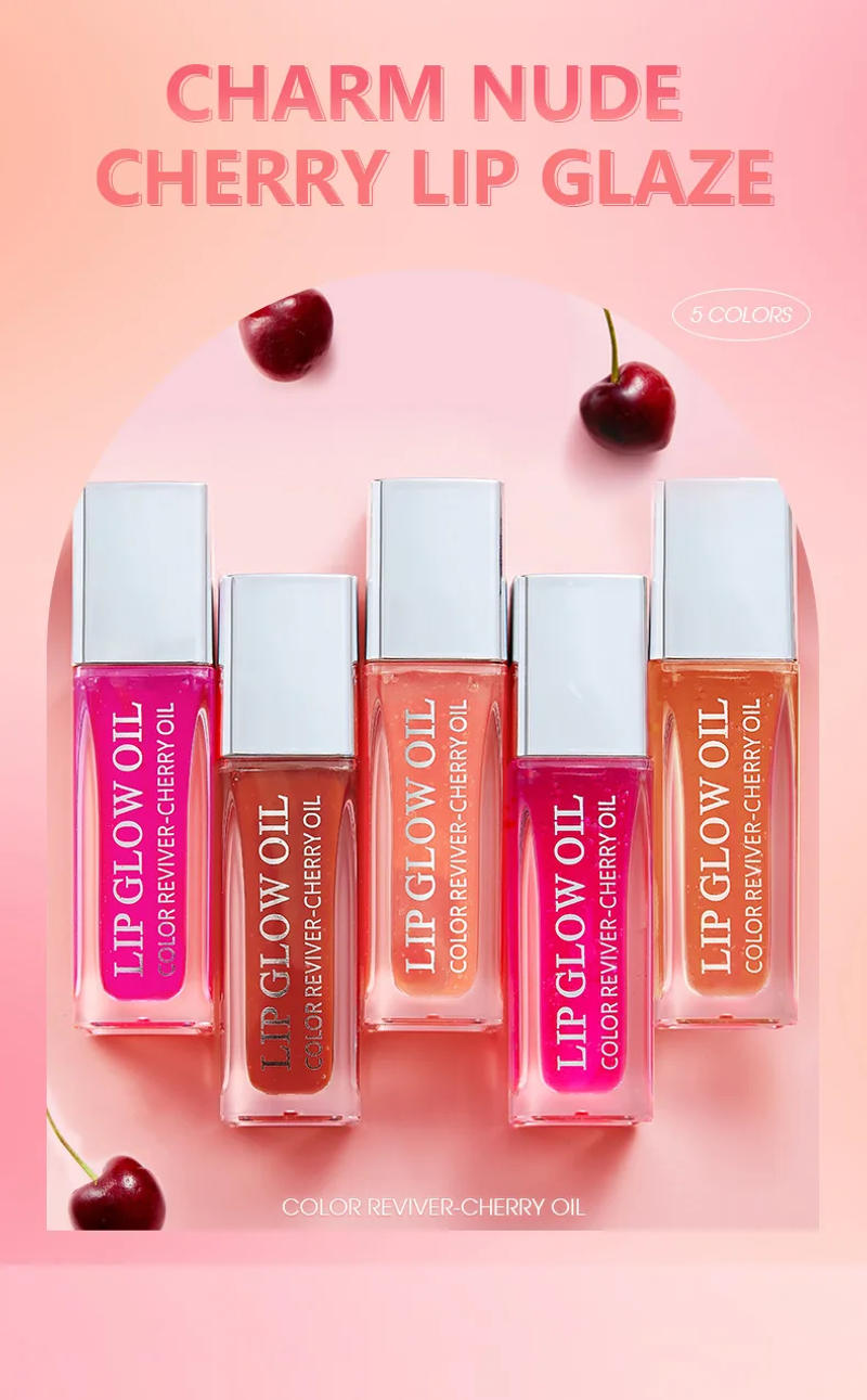 Description Picture 2 of itemSexy Orange Mirror Pearl Lip Gloss Waterproof Long Lasting Moisturizing Lipstick Shine Glitter Lip Gloss Women Makeup Cosmetic