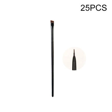 25/55pcs Eyeliner Brush Kit Fine Angled Eyeliner Brush Slanted Angled Brow Brush Eyeliner Eyebrow Concealer Brush Makeup Tools