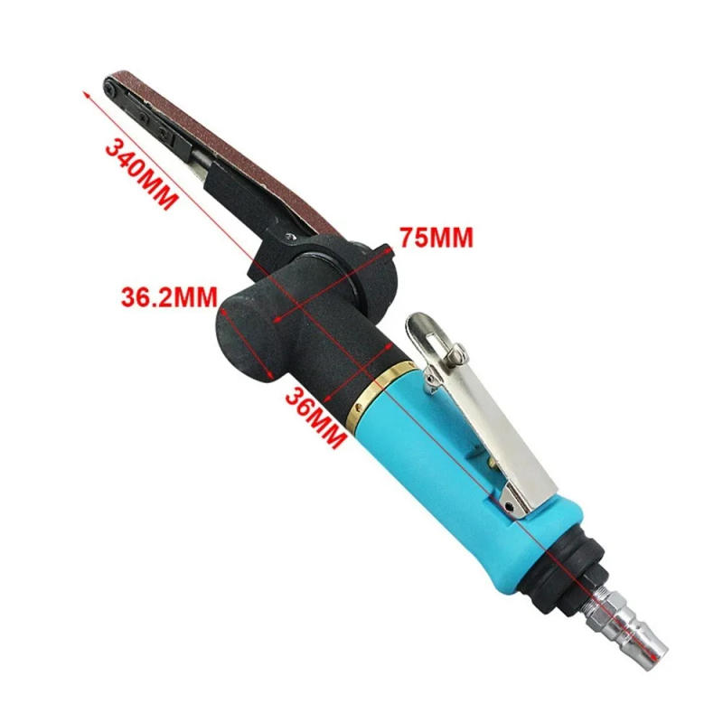 Description Picture 2 of itemPractical Air Belt Sander 16500rpm Pneumatic Sanding Belt Grinder Machine Sanding Belt Adapter Sanding Belt Sander