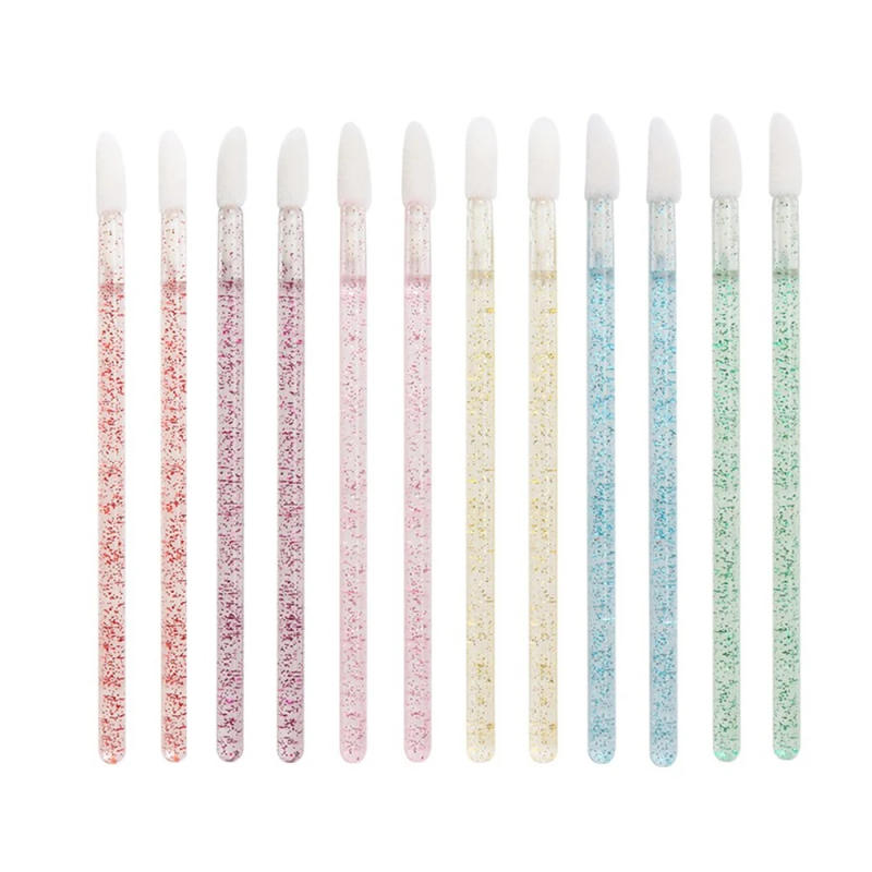 Description Picture 3 of item50 Pcs Disposable Crystal Makeup Brushes Tool Set Eyelash Lip Brush For Mascara Wands Applicator Swab Eyelash Extension Tools