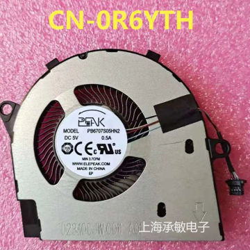 New Laptop Cooler CPU Fan Suitable For Dell Inspiron 14 5401 5402 5405 5408 5409 0R6YTH PB6707S05HN2 DC 5V 0.5A Min 3.7CFM