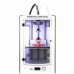 3D Printer 2018 Newest SANJIUPrinter Z360 Dual Extruders 3D Printer DIY KIT More Higher Than UM2+ 2 Extended+ Top Quality