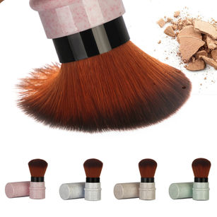 Portable Retractable Nylon Hair Powder Blush Brushes Cosmetics Makeup Tools
