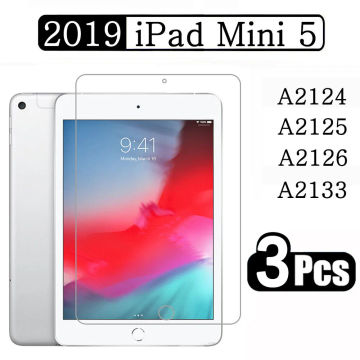 (3 Packs) 9H Tempered Glass For iPad Mini 1 2 3 4 5 6 7.9 8.3 Mini3 Mini4 Mini5 Mini6 2014 2015 2019 2021 Screen Protector Film