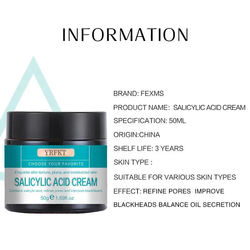 Description Picture 3 of itemSalicylic Acid Moisturizer Improve Pore Refinement Blackhead Balance Oil Secretion Anti-aging Whitening