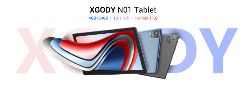 Description Picture 2 of itemXGODY 10inch Tablet Android Tablets 6GB 128GB IPS Screen Quad-core Ultra-thin 5G WiFi Bluetooth GPS Type-C PC With Keyboard