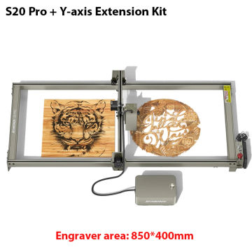 ATOMSTACK S20 PRO 130W Power Laser Engraver A20/X20 PRO CNC Laser Engraving Machine Built-in Air Assist With Maker Camera