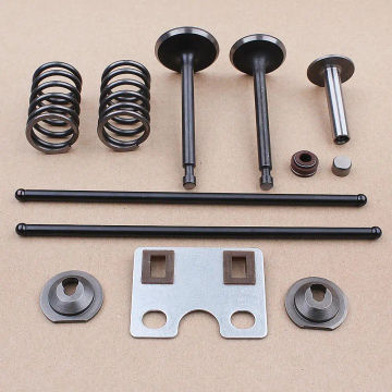 Intake Exhaust Valve Push Rod Spring Kit for Honda GX390 GX340 188F 13HP 11HP Push Rod Guide Plate Gas Engine Motor