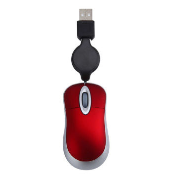 NEW Retractable Mini Wired Mouse Ultra-lightweight Design USB Gaming Mice Computer peripheral accessories For PC Laptop