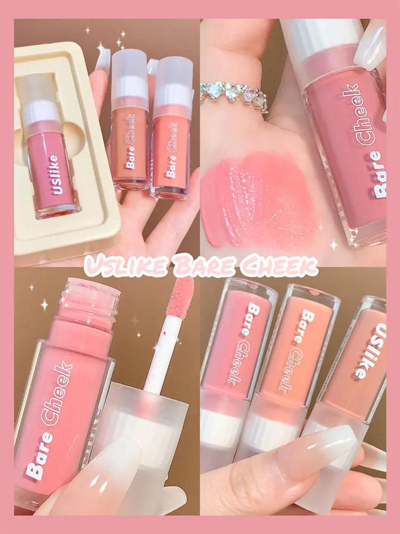 Description Picture 2 of itemLiquid Blush Velvet Matte Blusher Face Pigment Lasting Natural Cream Cheek Tint Orange Peach Blush Makeup Maquillaje