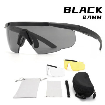 3 Lens Tactical Goggles Set Windproof Dustproof CS Military Shooting Bulletproof Sunglasses Motorcycle Mountaineering Glasses