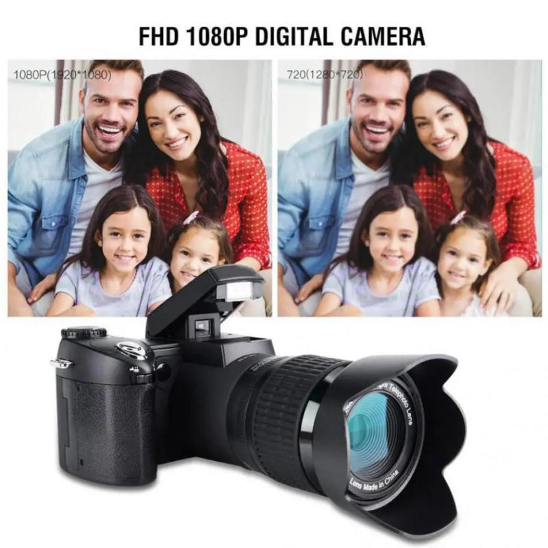 Description Picture 5 of itemPolo D7200 33MP Digital Camera DSLR 0.5X Wide Angle Lens + 24X Telephoto Lens + LED Light camera profissional Digital Camera