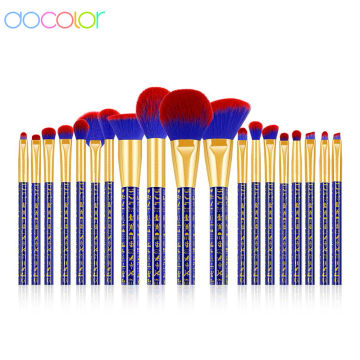 Docolor Egypt Makeup brushes set 19Pcs High quality makeup brush Foundation Power Blending Face Powder Eyeshadow Make up brushes