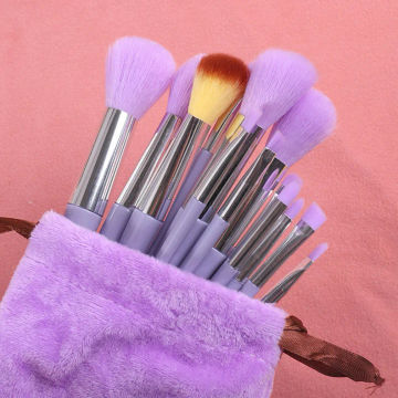 13pcs Soft Makeup Brushes Set With Bags Women Girls Eyeliner Eye Shadow Concealer Brush Highlighter Foundation Cosmetic Tools