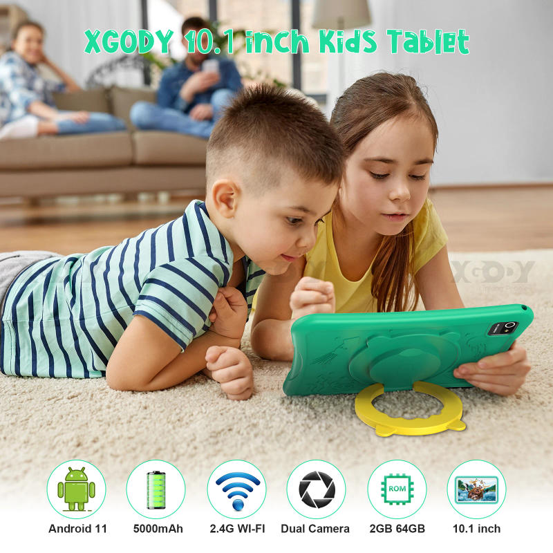 Description Picture 5 of itemXGODY 10 Inch Tablet PC For Kids Study Education 64GB IPS Screen Android 11 Children Gift With Protective Case Touch Pen Gamepad